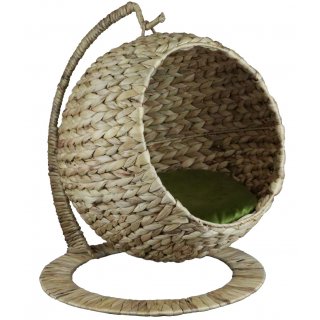 Silvio Design Hängekorb WH mit Samtkissen Oliv