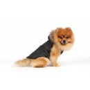 DoggyDolly Hunde Wintermantel Schwarz