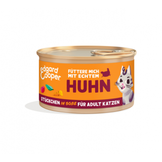 Edgard & Cooper Katzen Nassfutter Adult Freilaufhuhn 85g