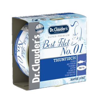 Dr.Clauder´s Katzennassfutter Best Filet No 1 Thunfisch 70g