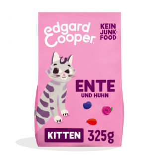 Edgard & Cooper Kitten Trockenfutter frische Freilaufente und frisches Freilaufhuhn 325g