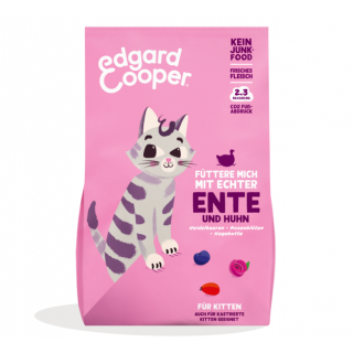 Edgard & Cooper Kitten Trockenfutter frische Freilaufente und frisches Freilaufhuhn 2kg