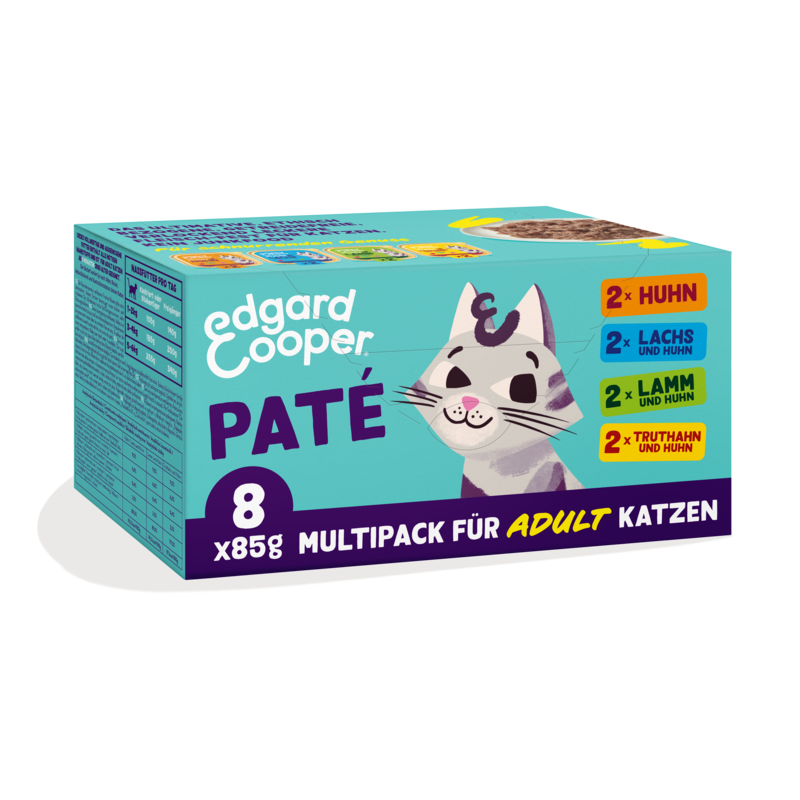 Produktbild von Edgard & Cooper Adult Paté Multipack - 8 x 85 g