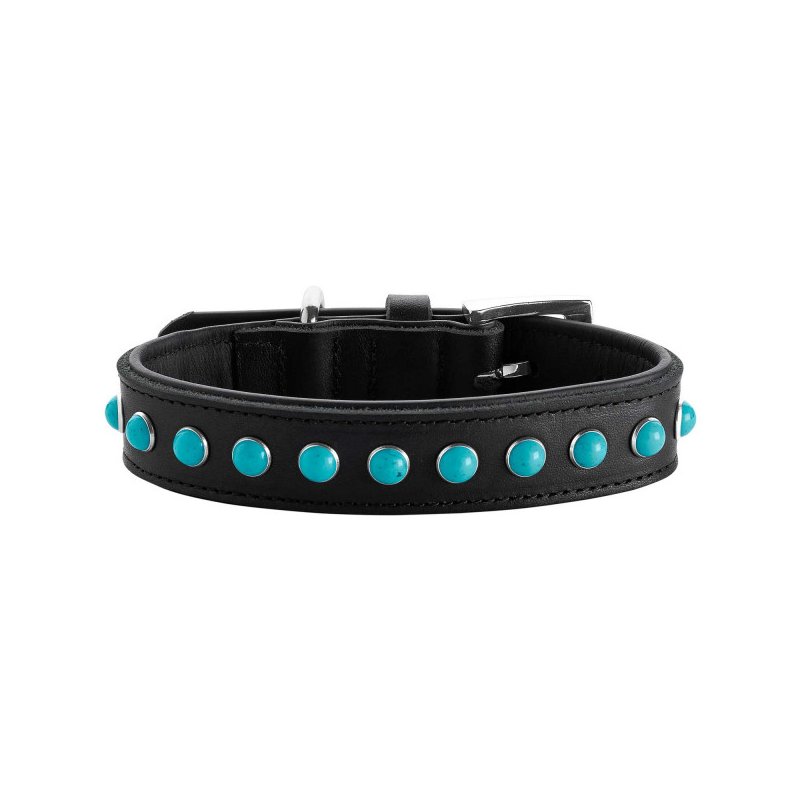 Hunter Hunde Halsband Modica Schwarz 25/XXS-XS