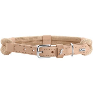 Hunter Hunde Halsband Malia Beige/Natur