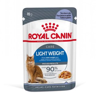 ROYAL CANIN LIGHT WEIGHT CARE in Gelee Nassfutter für zu Übergewicht neigenden Katzen 12x85 g