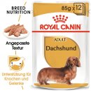 ROYAL CANIN Dachshund Adult Hundefutter nass f&uuml;r Dackel 12x85 g