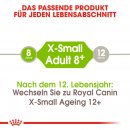 ROYAL CANIN X-SMALL Adult 8+ Trockenfutter f&uuml;r &auml;ltere sehr kleine Hunde 3 Kg