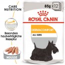 ROYAL CANIN DERMACOMFORT Nassfutter f&uuml;r Hunde mit empfindlicher Haut 12x85 g