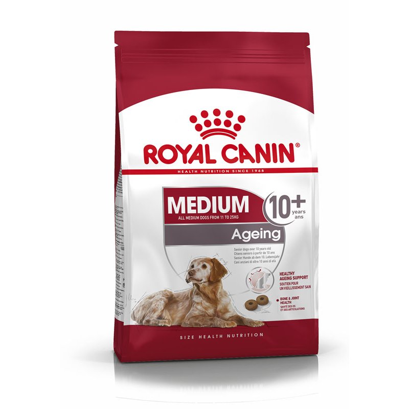 ROYAL CANIN MEDIUM Ageing 10+ Trockenfutter für ältere mittelgroße Hunde 15 Kg