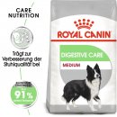 ROYAL CANIN DIGESTIVE CARE MEDIUM Trockenfutter f&uuml;r mittelgro&szlig;e Hunde mit emfindlicher Verdauung 12 Kg