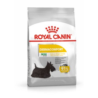 ROYAL CANIN DERMACOMFORT MINI Trockenfutter für kleine Hunde mit empfindlicher Haut 8 Kg