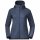 Bergans Damenjacke Kamphaug Knitted Hoodie Orion Blau