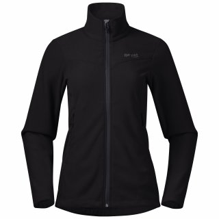 Bergans Damenjacke Finnsnes Fleece Schwarz