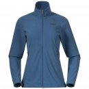 Bergans Damenjacke Finnsnes Fleece Nordsee Blau