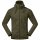 Bergans Herrenjacke Hareid Fleece Dunkel Oliv Grün