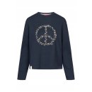 Derbe Damen Sweatshirt Peace Navy