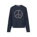 Derbe Damen Sweatshirt Peace Navy