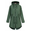 Derbe Damen Regenparka Ripby Kombu Grün/Schwarz