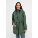 Derbe Damen Regenparka Ripby Kombu Gr&uuml;n/Schwarz