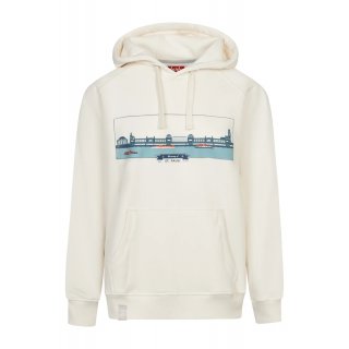Derbe Herren Hoody Landungsbrücken Off Weiß