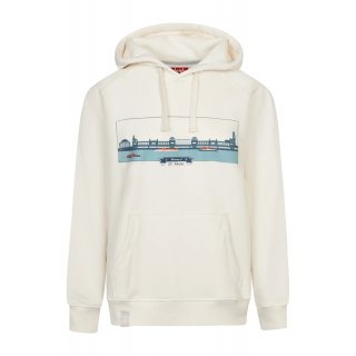 Derbe Herren Hoody Landungsbrücken Off Weiß