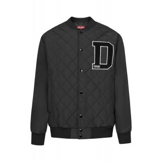 Derbe Damen & Herren Jacke Quiltby College Schwarz