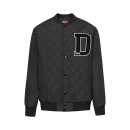 Derbe Damen &amp; Herren Jacke Quiltby College Schwarz