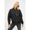 Derbe Damen &amp; Herren Jacke Quiltby College Schwarz