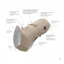 Hunter Hunde-Regenmantel Milford Taupe 50