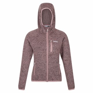 Regatta Damen Fleecejacke mit Kapuze Newhill Rosa