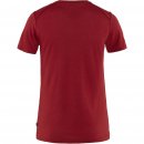 Fj&auml;llr&auml;ven Damen T-Shirt Abisko Wool Fox Pomegranate Rot - Navy