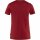 Fjällräven Damen T-Shirt Abisko Wool Fox Pomegranate Rot - Navy