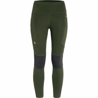 Fjällräven Damenhose Abisko Trekking Tights Pro Deep Forest /Grau