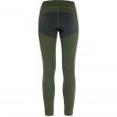 Fj&auml;llr&auml;ven Damenhose Abisko Trekking Tights Pro Deep Forest /Grau