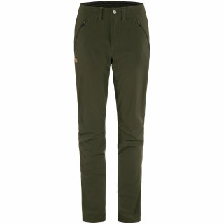 Fjällräven Damenhose Abisko Trail Stretch Trousers Deep Forest