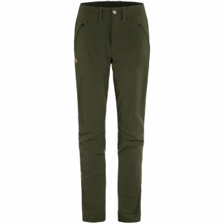 Fjällräven Damenhose Abisko Trail Stretch Trousers Deep Forest