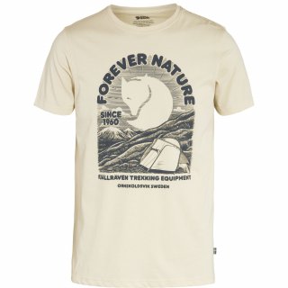 Fjällräven Herren T-Shirt Equipment Chalk Weiß