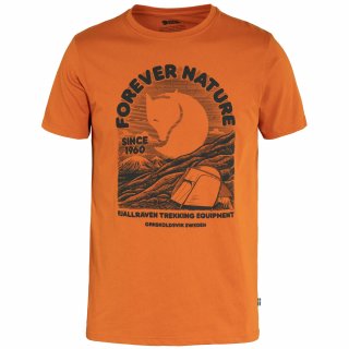 Fjällräven Herren T-Shirt Equipment Sunset Orange