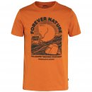 Fj&auml;llr&auml;ven Herren T-Shirt Equipment Sunset Orange