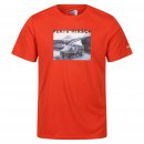 Regatta Herren T-Shirt Fingal Slogan III Orange