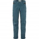 Fjällräven Herrenhose Kaipak Trousers Blau Grau