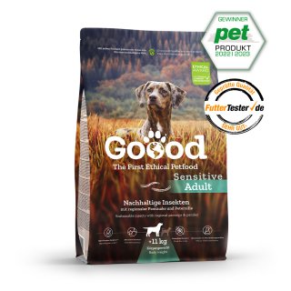Goood Hundetrockenfutter Adult Nachhaltige Insekten 1,8 Kg