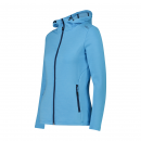 CMP Damen Fleecejacke aus Stretch-Performance mit Kapuze Hellblau 40
