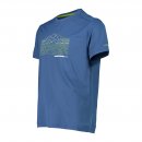 CMP Herren Piqu&eacute;-Shirt mit Adventure-Print Blau