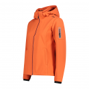 CMP Damen Softshelljacke mit abnehmbarer Kapuze Orange