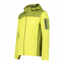 CMP Herren Jacke aus Light Softshell mit abnehmbarer Kapuze Gr&uuml;n