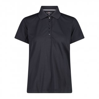 CMP Damen Pique-Poloshirt Dunkelgrau