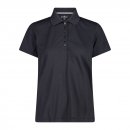CMP Damen Pique-Poloshirt Dunkelgrau