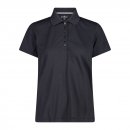 CMP Damen Pique-Poloshirt Dunkelgrau